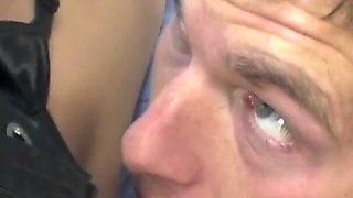 Couple is dominated by a MILF who knows how to get them excited