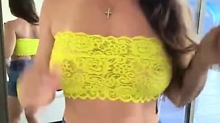 Hot Amateur Babes with Big Boobs Have Some Titty Fucking Fun