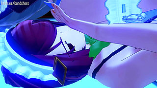 Gunvolt's Lola Finds Herself in a Mixed Gangbang After Getting Invited to Smash Bros