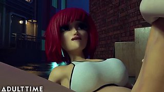 Big Tit Futanari Redhead Cums Hard in Creampie Compilation - F.U.T.A. Squad