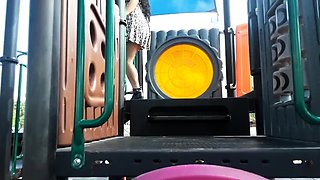 I convinced my friend to watch me masturbate in public -