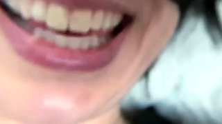 Amateur close up oral