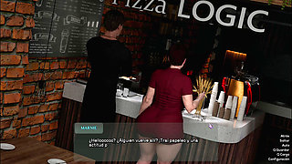 FIRST DAY WORKING AND FUCKING IN THE PIZZERIA