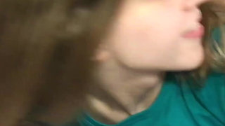 Stepdad Provoked by the Ass of a Teen Girl Doing Her Homework Fucks Her Hard