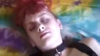 Mature punk rides old man: Blowjob, Cowgirl  Hardcore Porn