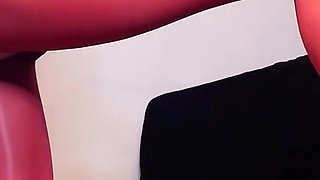 Red Shiny Pantyhose
