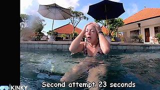 Breath Hold Training in Pool