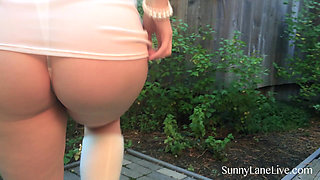 Sunny Lane Teases in Lake Tahoe Outdoors!