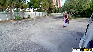 Horny 19 Year Old Hops on The Bus