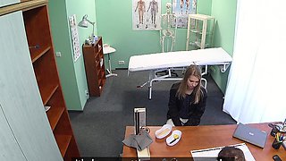 FakeHospital Innocent blonde gets the doctors massage