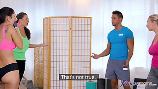 Fitness women filthy 3some with pervert gym schoolteacher total vid - fitness guest rooms