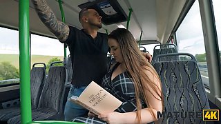 Mature4k. i'm so moist and want to fellate your cock in the bus