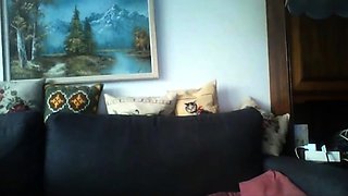 Grandpa Stroking on Webcam