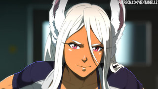 Miruko my hero academia Hentai animation