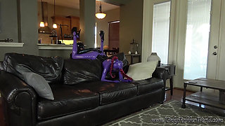 Laras Bent Over the Sofa