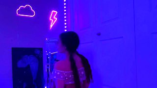 Xxlayna Marie's First Ever Anal Solo In Front Of Mirror Big