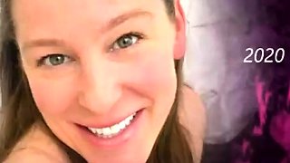 Hot brunette from squirt masturbating on webcam