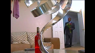 Big black cock for a sexy young white bitch