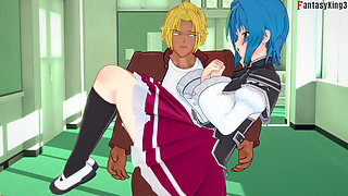 Xenovia betrays Koneko by fucking her boyfriend - DXD NTR Madness Series