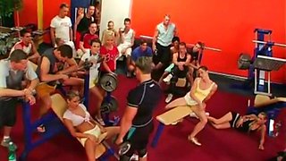 Bisexual Orgy at the Gym part 1