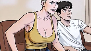 Pissed Off Stepsis in Tiny Shorts - Sexual Tension Overload