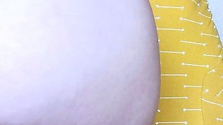 Amateur young teen solo masturbation on her livingroom