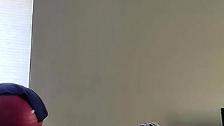 Amateur busty blonde plays with toys to relax