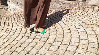 Blonde Wife Selena Fucks After Walk - Big Tits & Foot Fetish Action