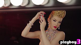 Hispanic Calypso Muse posed for Playboy