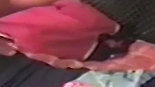 Barefoot Trampling on the Plaid Bed - Mistress Walks All Over Her Foot Slave