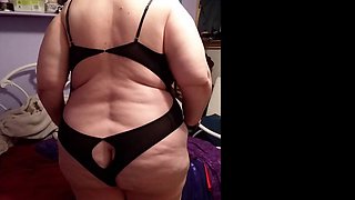 Tracey Stoute-Greene In Black Lingerie