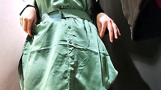 Switching, changing room, big natural tits