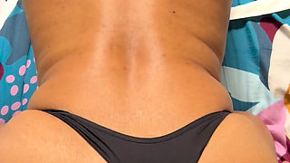 Quickie Anal Fuck with My Wife - Panties Pulled Aside