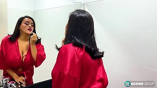 Kati Rico: Big Tits Latina Solo Masturbation in Sexy Lingerie