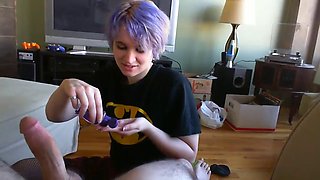 18yr old emo teen swallowing cum