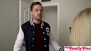 My Family Pies - Horny blonde chick Katie Kush wants to fuck her stepbro