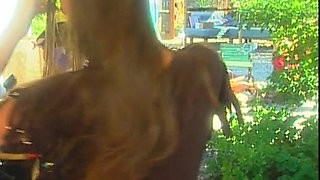 Big boob brunette masturbates on webcam