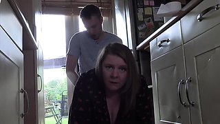 Black stockings stepmom is going to get fucked real hard