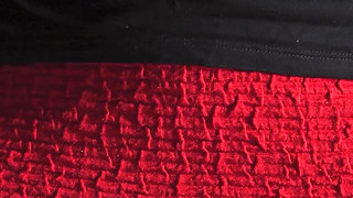 Under skirt white panties flashing from the front