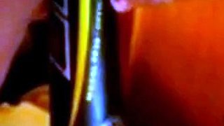 BBW Plays With a Bat Sex Toy on Webcam