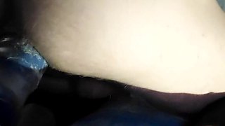 Passive nail ruins the bum sex. Railing a good-sized pipe on the bed.