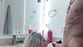 Titigirlyy Petite GF Blows And Gets Fucked In Bathroom