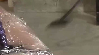 Big mistress gets her self off while slave is bounded