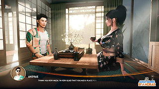 Yokai: Lust Secret Gameplay Part 1 - Airi Caught Fingering Herself in the Bathroom