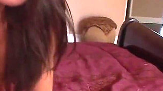 Cute young white slut sucks a huge cock and gets fucked in her tight little ass