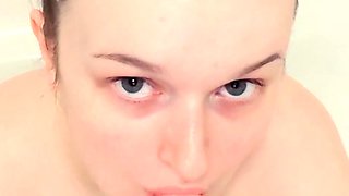 Chubby Brunette Big Boobs Dildo Masturbation