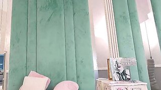 Big Boobed Blonde Masturbates With A Dildo In The Bathroom