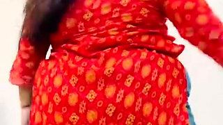 Indian Desi Girl Training in Front of Step Brother