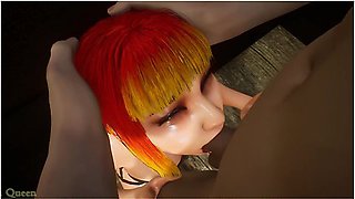 She Stuck In An Elevator With A Soldier, Decided To Suck His Dick And Fucked In Anal - Wild Life - Car Toon