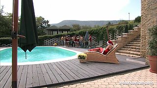 Ho Ho Hoe See Santa's Sexy Helpers Aletta Ocean and Lara Amour - Private Porn Sex Videos